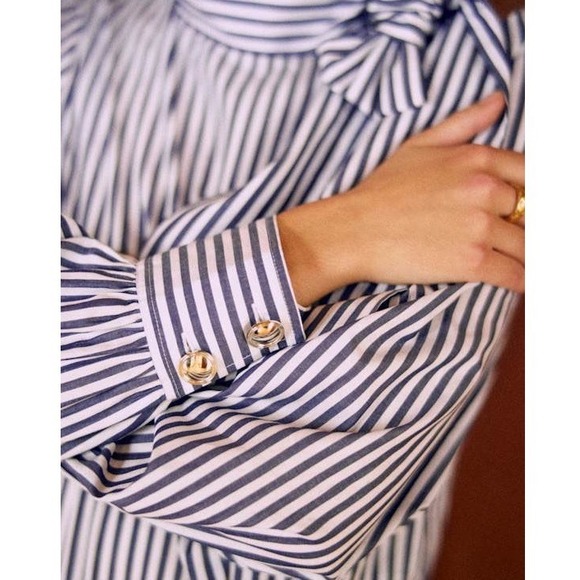 Sézane x Mariadel Aorden Coleta Shirt 38 - Picture 4 of 11